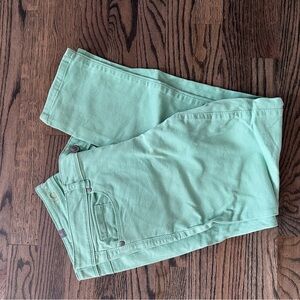 LC Lauren Conrad Light Green Denim Pants